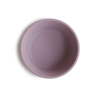 Силіконова глибока тарілка з присоскою - Soft Lilac