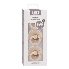 Набір сосок пустушок BIBS Try It Colour (3 в упаковці) – Blush