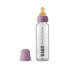 Стеклянная детская бутылочка BIBS (225 мл) – Mauve
