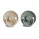 FRIGG Rope Cream/Sage - 2-Pack пустушки (6-18 міс.)
