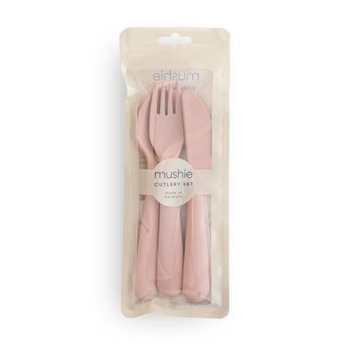Набір приборив - Mushie Cutlery Set - Blush