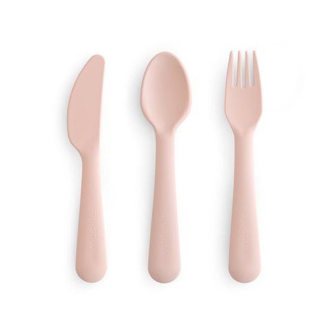 Набір приборив - Mushie Cutlery Set - Blush