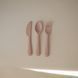 Набір приборив - Mushie Cutlery Set - Blush