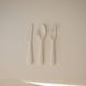 Набір приборив - Mushie Cutlery Set - Ivory
