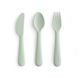 Набір приборив - Mushie Cutlery Set - Sage