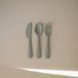 Набір приборив - Mushie Cutlery Set - Sage