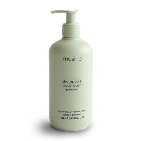 Mushie Baby Shampoo & Body Wash Green Lemon Cosmos - дитячий шампунь та гель для тіла 400 мл