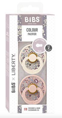 Пустушка BIBS Liberty 6-18 місяців Blush / Ivory (2 в упаковці)