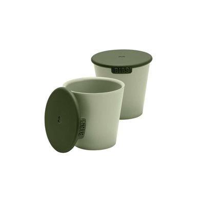 Набір дитячих стаканів BIBS Cup Set Sage (2 шт)