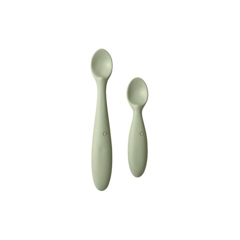 Набір дитячих ложок для годування BIBS Spoon Set Sage (2 шт)