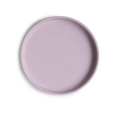 Классическая силиконовая тарелка с присоской - Soft Lilac