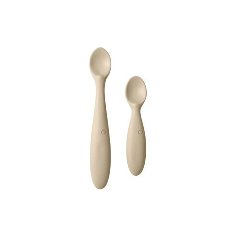 Набір дитячих ложок для годування BIBS Spoon Set Vanilla (2 шт)