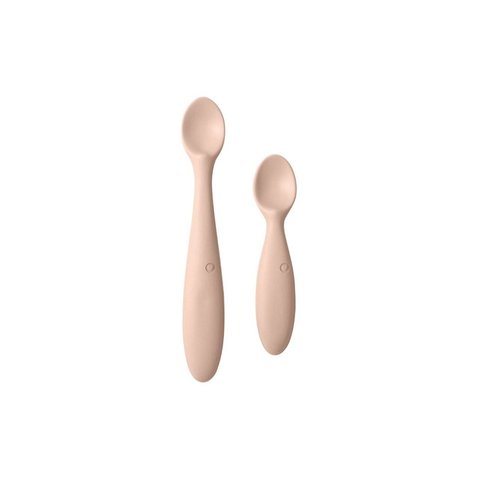 Набір дитячих ложок для годування BIBS Spoon Set Blush (2 шт)