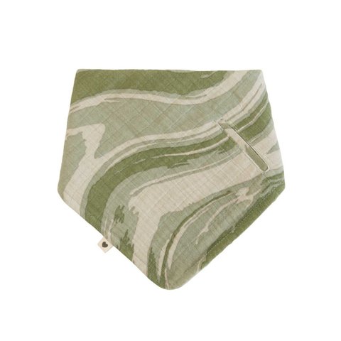 Мусліновий нагрудник BIBS Bandana Bib Tie Dye Camo Green