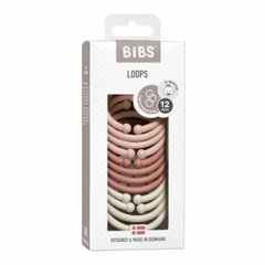Іграшки BIBS Loops 12 шт в упаковці Blush / Woodchuck / Ivory від 0+ міс