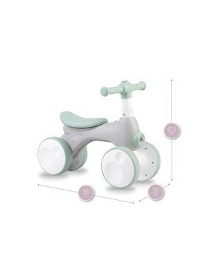 Біговел MoMi TOBIS Grey (зі світлом і мильними бульбашками)