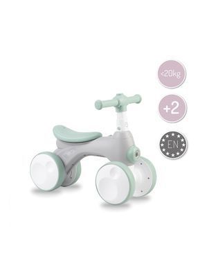 Біговел MoMi TOBIS Grey (зі світлом і мильними бульбашками)