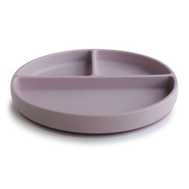Силіконова секційна тарілка Soft Lilac