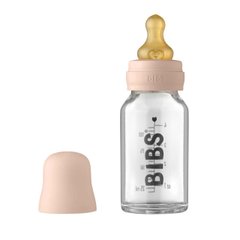 Скляна дитяча пляшечка BIBS (110 мл) – Blush