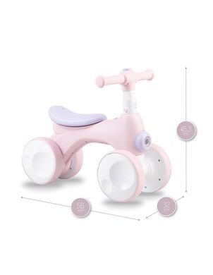 Біговел MoMi TOBIS Pink (зі світлом і мильними бульбашками)