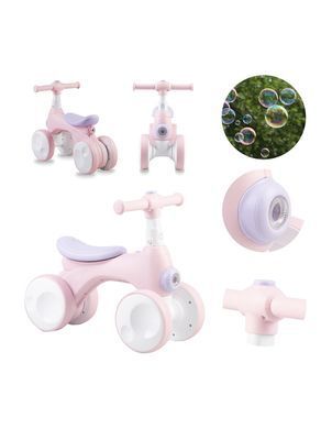 Біговел MoMi TOBIS Pink (зі світлом і мильними бульбашками)