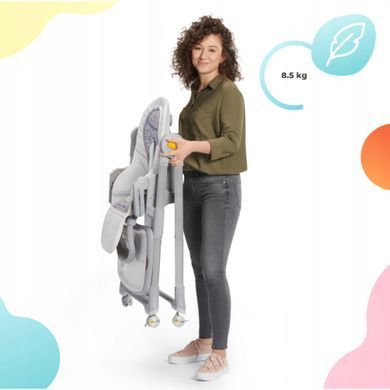 Стільчик для годування 2в1 Kinderkraft LASTREE Grey