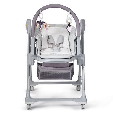 Стільчик для годування 2в1 Kinderkraft LASTREE Grey