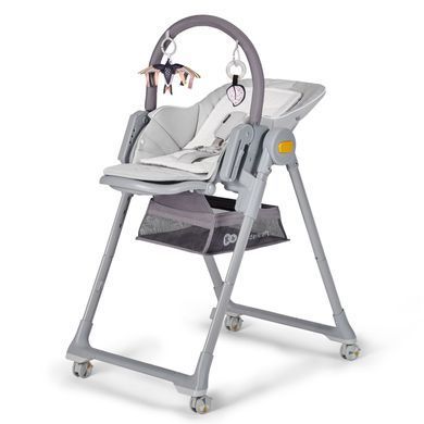 Стільчик для годування 2в1 Kinderkraft LASTREE Grey
