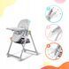 Стільчик для годування 2в1 Kinderkraft LASTREE Grey
