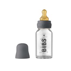 Стеклянная детская бутылочка BIBS (110 мл) – Iron