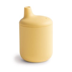 Силиконовая чашка-непроливайка от Mushie - Pale Daffodil
