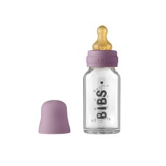 Стеклянная детская бутылочка BIBS (110 мл) – Mauve
