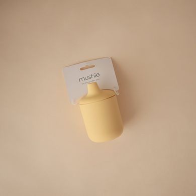 Силиконовая чашка-непроливайка от Mushie - Pale Daffodil