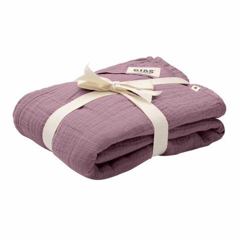 Муслінова тканина пелюшка BIBS Muslin Swaddle 1 шт в упаковці 120*120 см з сумкою для зберігання Heather