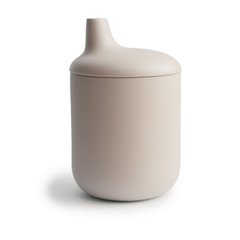 Силиконовая чашка-непроливайка от Mushie - Shifting Sand