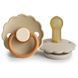 FRIGG Daisy 2-Pack пустушки Desert/Cream(6-18 міс.)