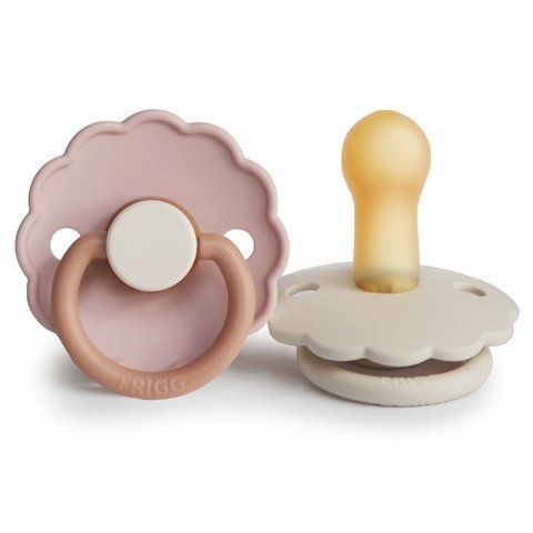 FRIGG Daisy 2-Pack пустушки Biscuit/Cream (6-18 міс.)