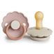 FRIGG Daisy 2-Pack пустушки Biscuit/Cream (6-18 міс.)