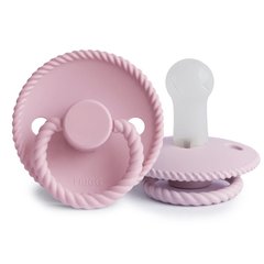 Frigg Silicone Baby Pink / Soft Lilac Розмір 6-18 місяців (2 пустушки в упаковці)
