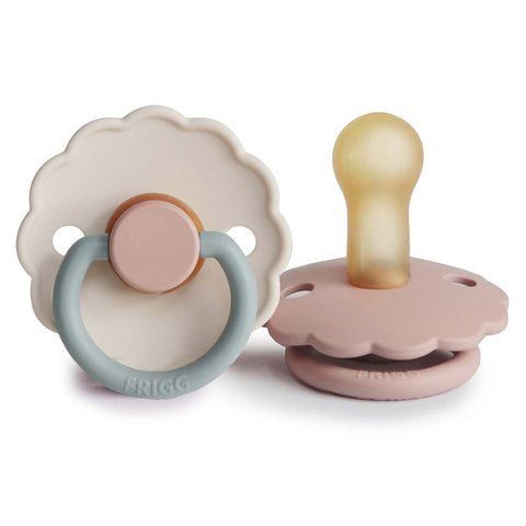 FRIGG Daisy 2-Pack пустушки Blush/Cotton Candy (6-18 міс.)