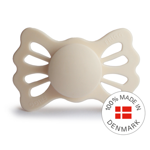 FRIGG Lucky 6-18m - Symmetrical Silicone Pacifier - Cream