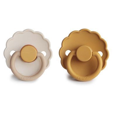 FRIGG Daisy 2-Pack пустушки Chamomile/Honey Gold (6-18 міс.)