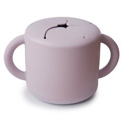 Чашка силиконовая для снеков Soft Lilac