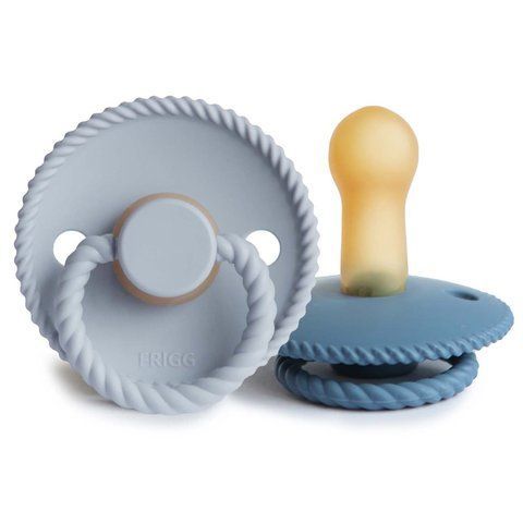 FRIGG Rope Ocean View/Powder Blue - 2-Pack пустушки  (6-18 міс.)