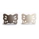 FRIGG Butterfly Анатоміні пустушки Silicone 2-Pack Portobello/Cream (0-6 міс.)